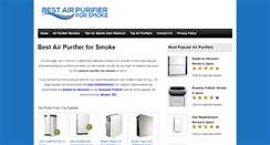 Desktop Screenshot of bestairpurifierforsmoke.com